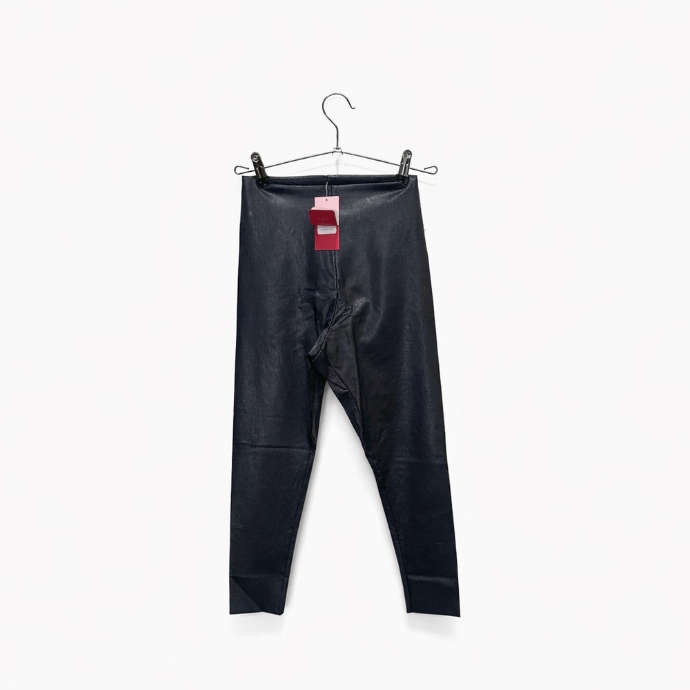 Commando Dark Blue Faux Leather Leggings